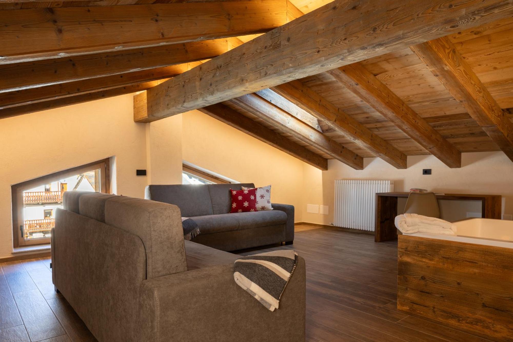 Les Reves Des Montagnards, Appartements De Charme Torgnon Dış mekan fotoğraf