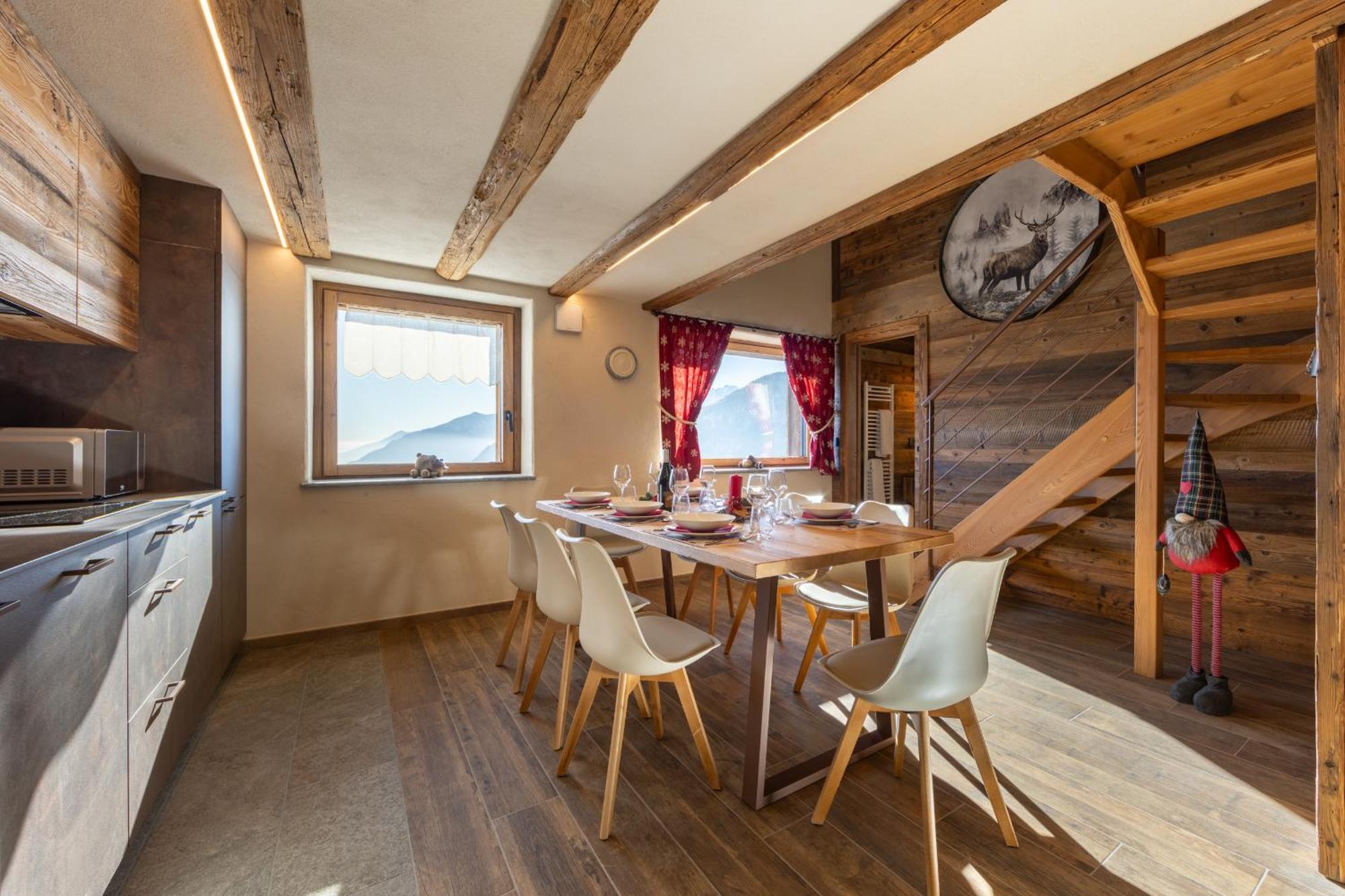 Les Reves Des Montagnards, Appartements De Charme Torgnon Dış mekan fotoğraf