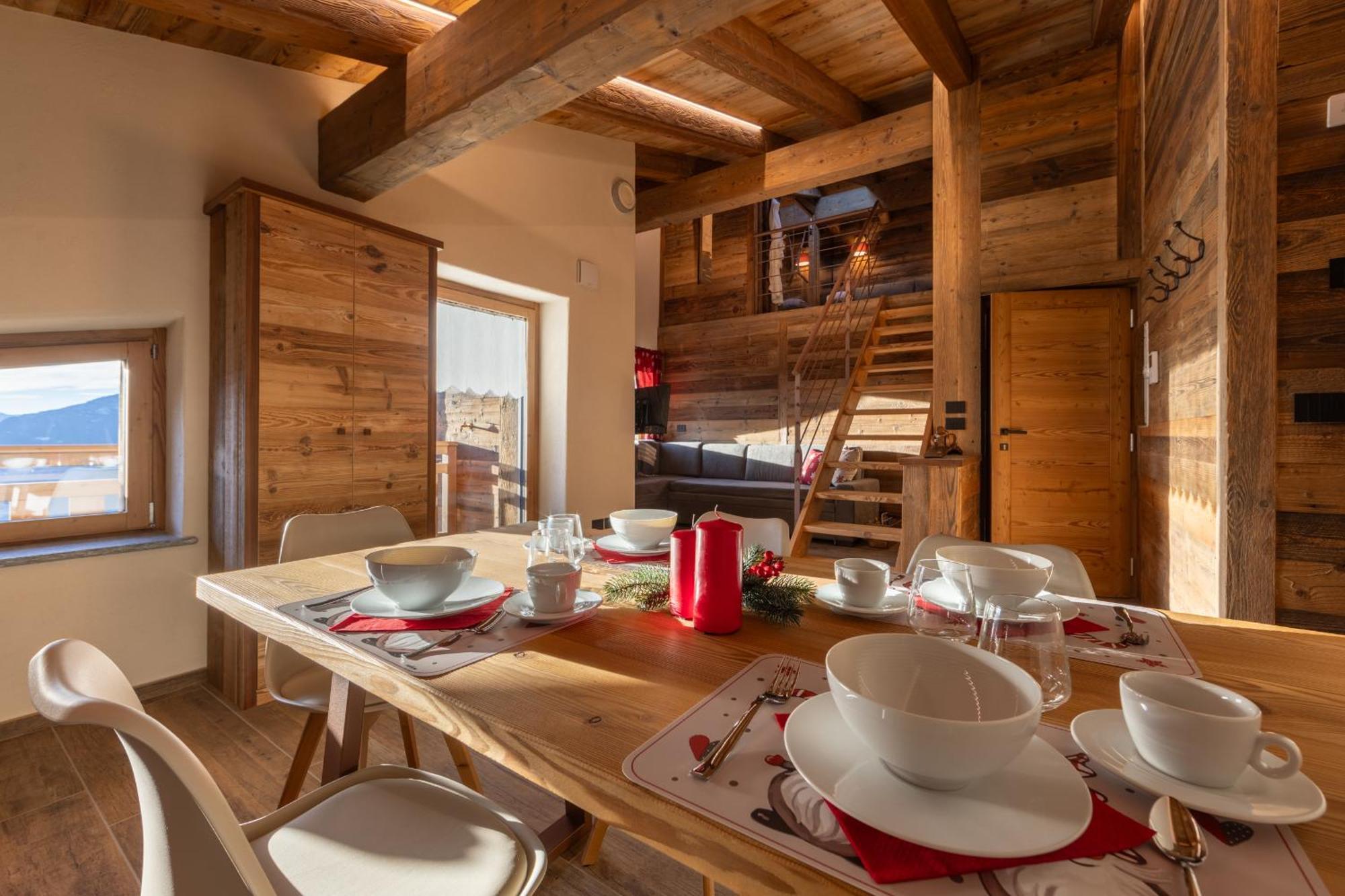 Les Reves Des Montagnards, Appartements De Charme Torgnon Dış mekan fotoğraf