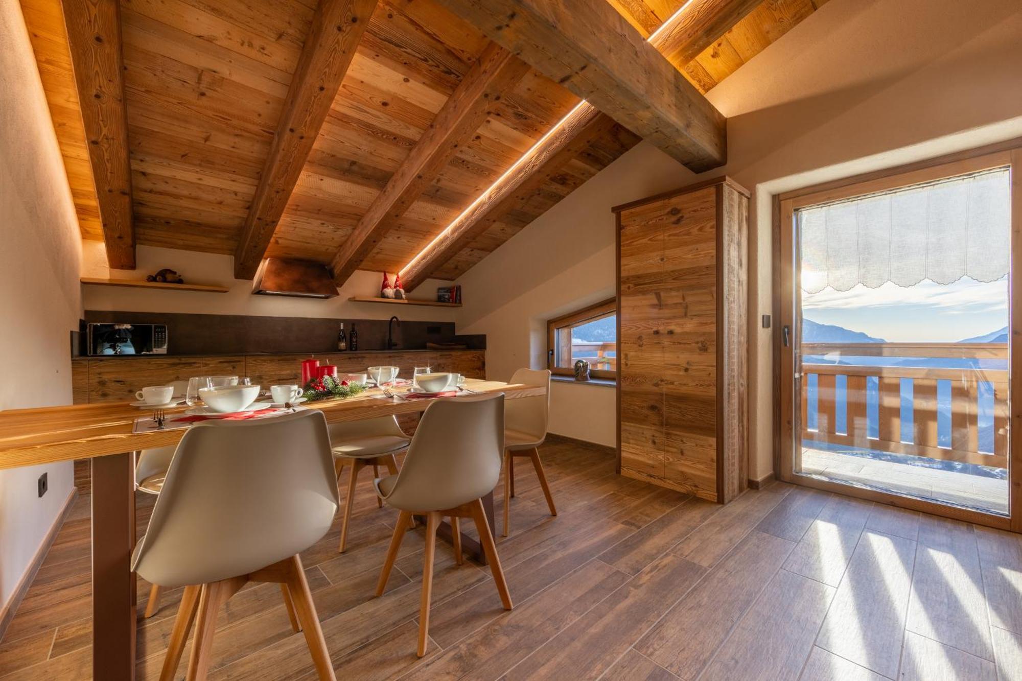 Les Reves Des Montagnards, Appartements De Charme Torgnon Dış mekan fotoğraf